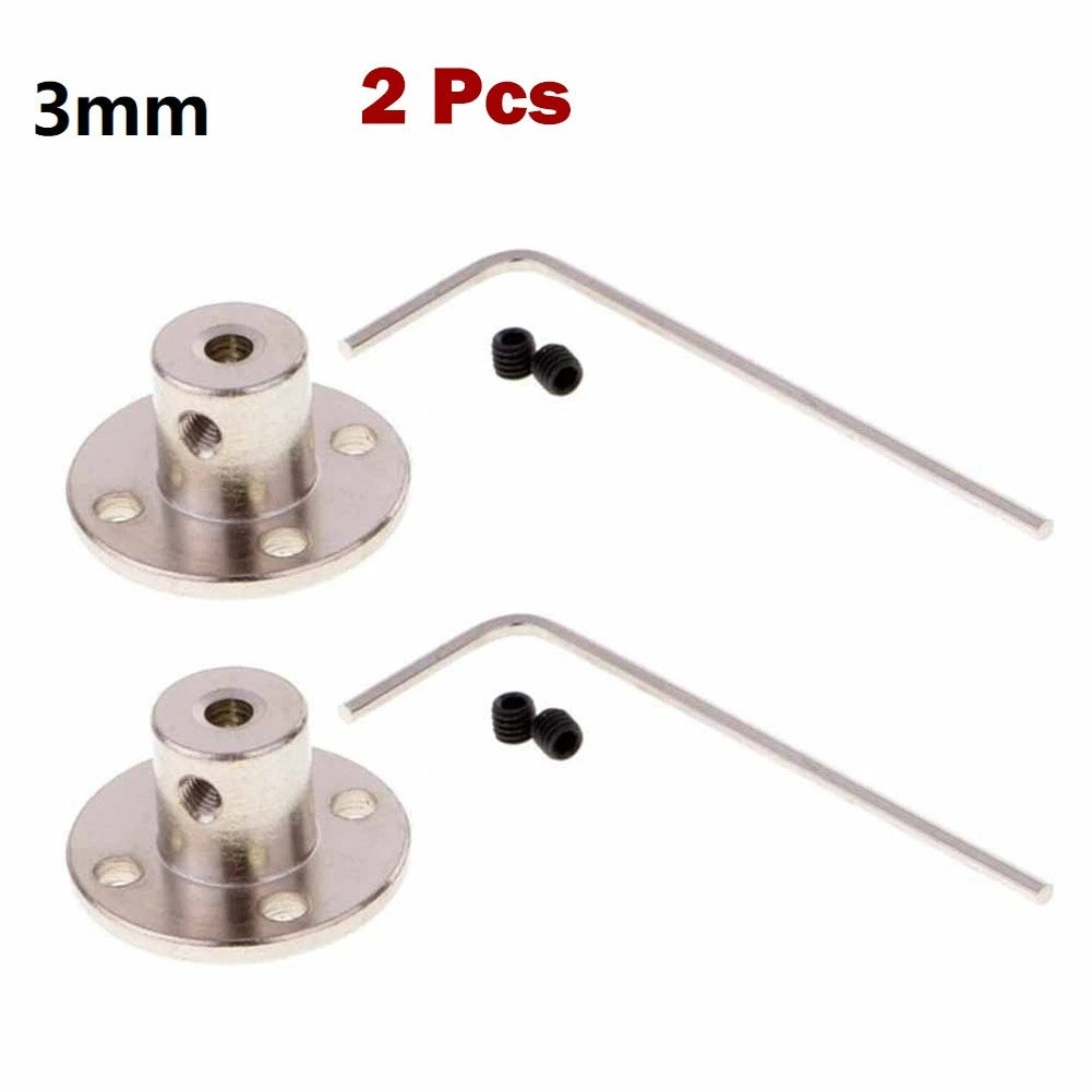 Coupler 2 Flange Shaft for 7mm-14mm 45# Steel