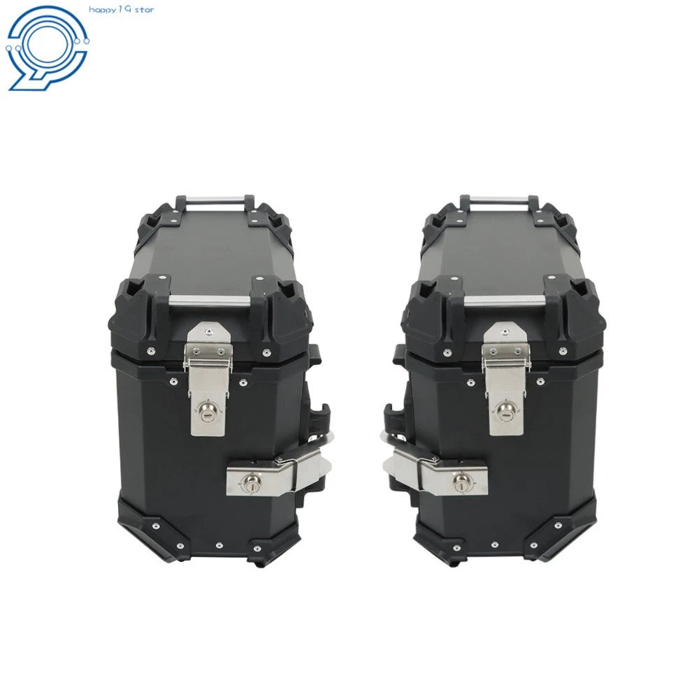 36L Hard Saddlebags for Motorcycle (Tour Trunk & Mounting Bracket)