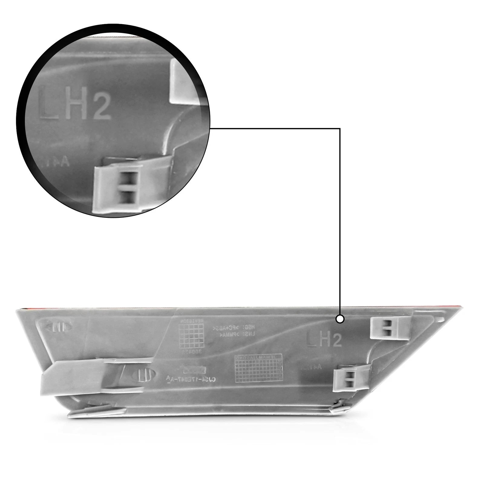 Rear Right Bumper Reflector for Ford Escape (2013–2017) FO1185102
