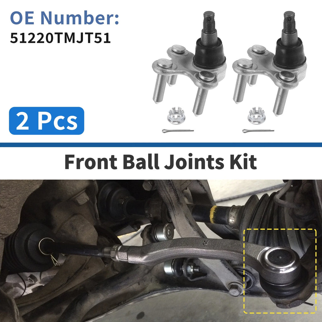 2X Front Lower Ball Joints for Honda CR-V (2023–2024) No. 51220TMJT51