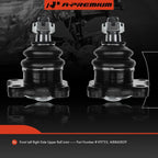 2X Front Upper Ball Joints for Mitsubishi Montero Sport (1997–2004)