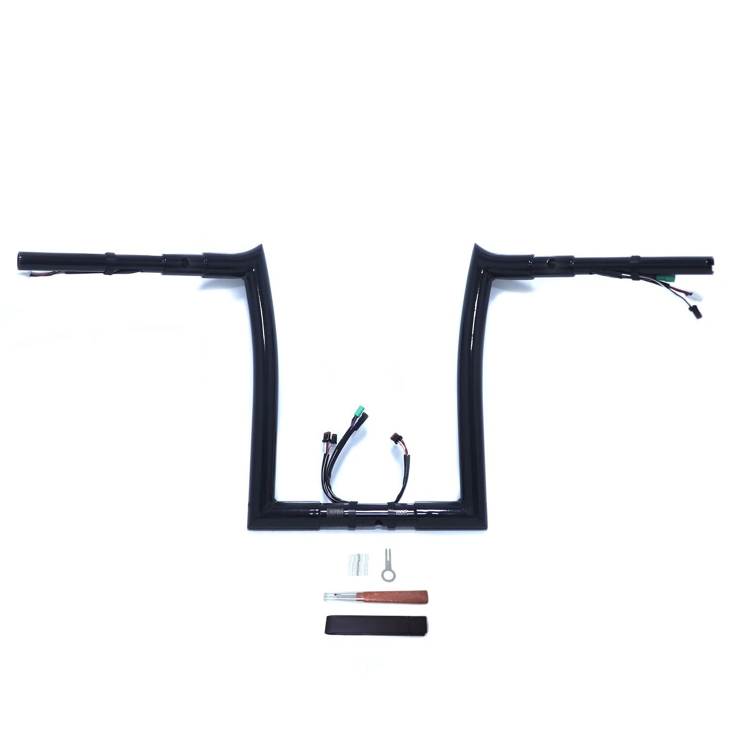 Black 14" Prewired Handlebar 1.5" 32mm for Harley Road Glide (2015)