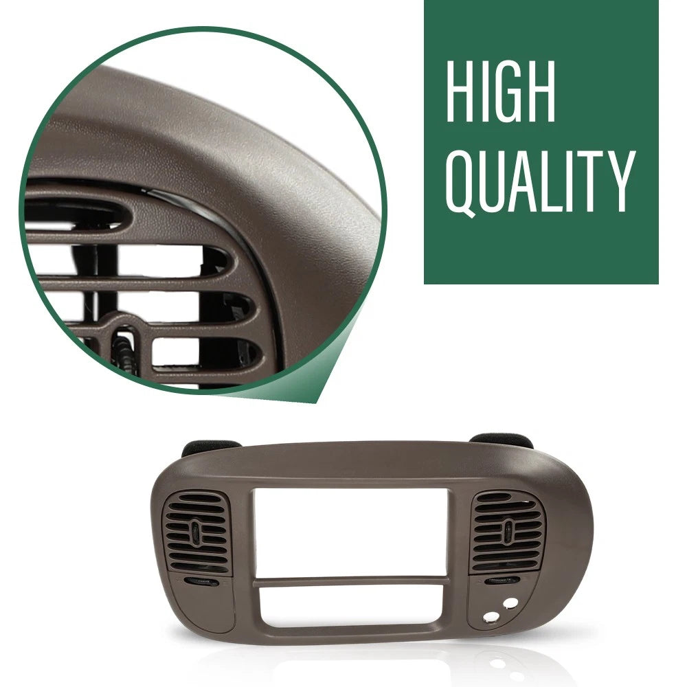 Center Dash Radio Bezel with Air Vent for Ford F150 Expedition (1997–2003)