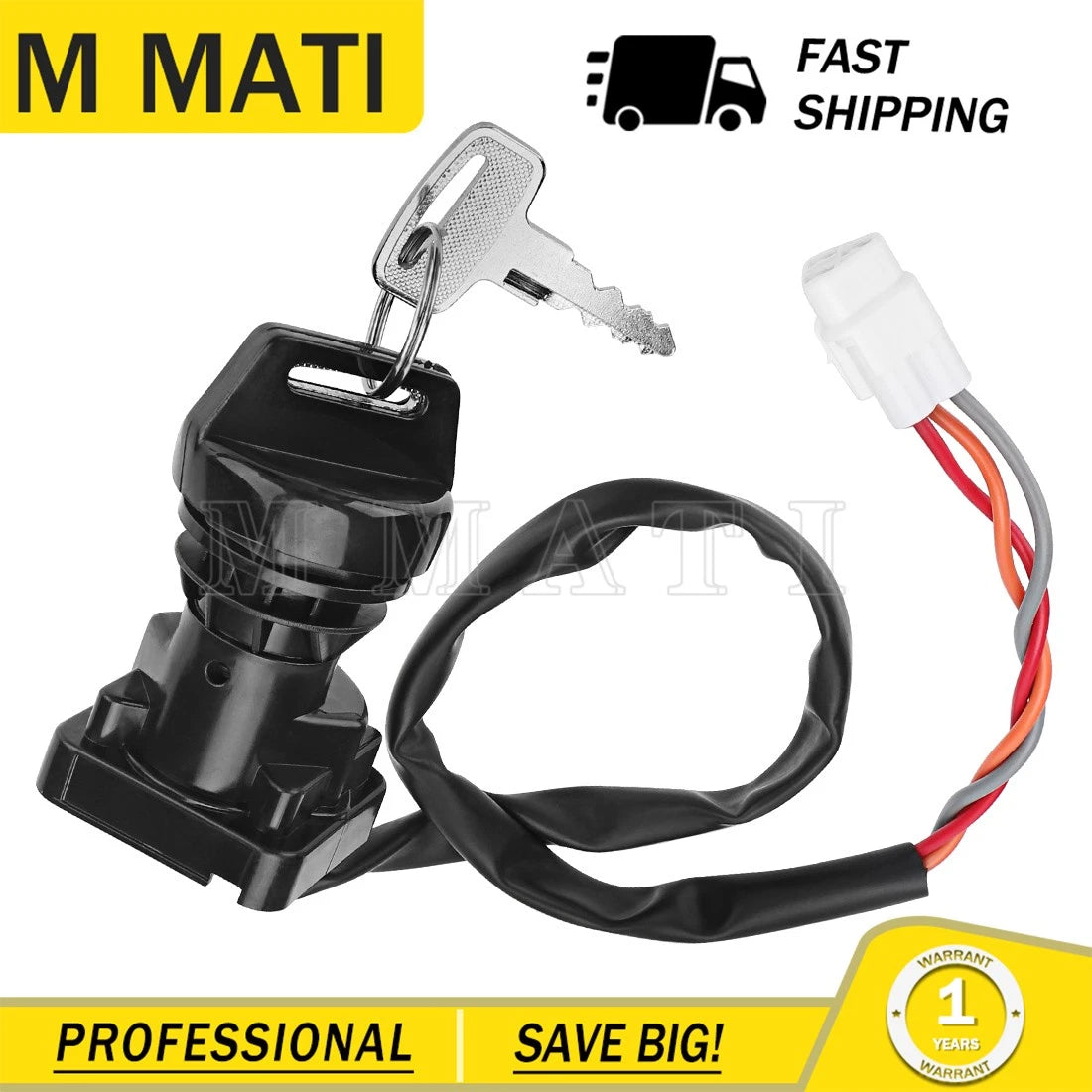 Ignition Switch for Kawasaki KFX400 KSF400 (2005–2006) 27005-S012
