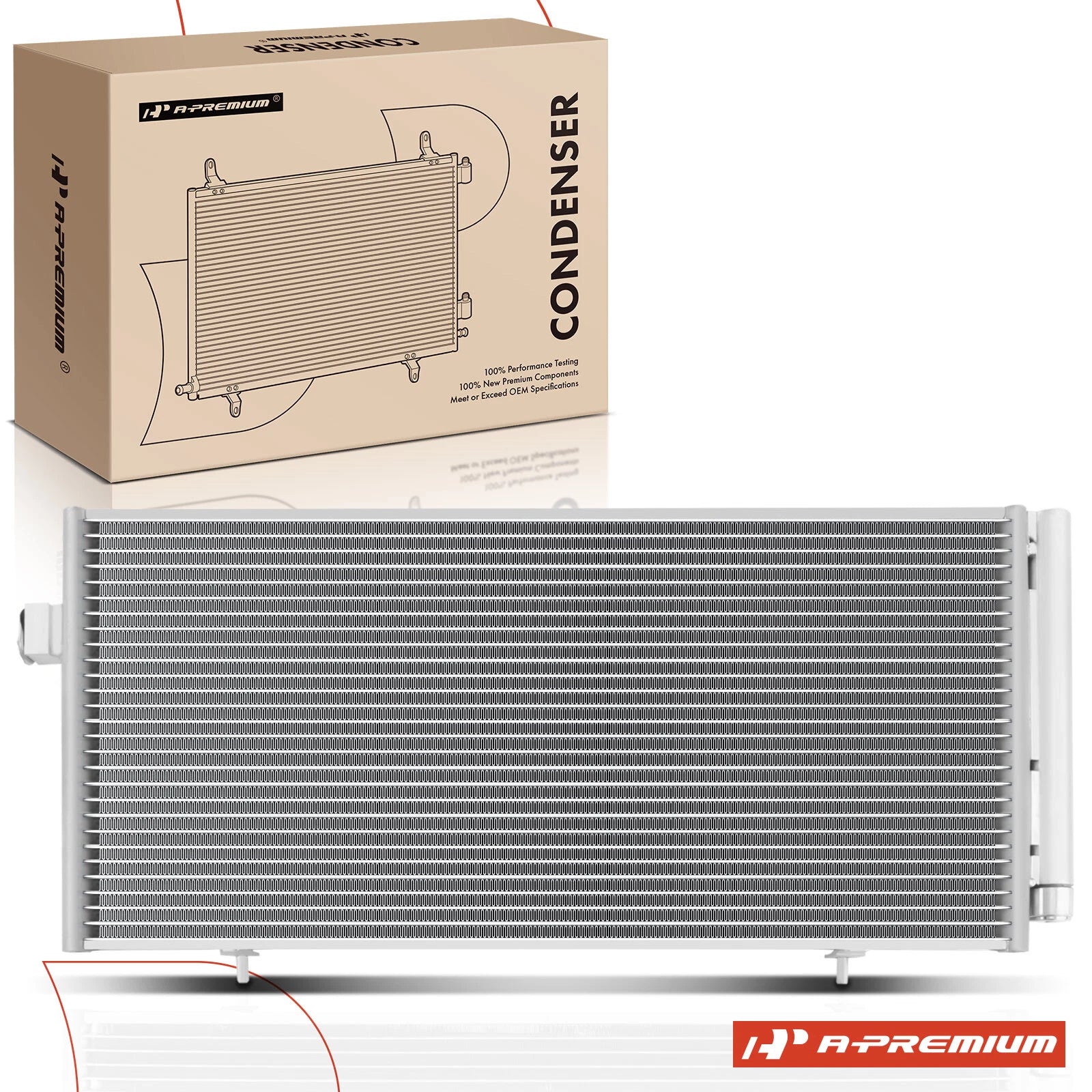 A/C Condenser with Receiver Drier for Subaru Crosstrek (2013–2017)
