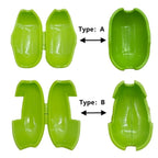 Fly Feeder Bait Loader for Accurate Casting (Green Plastic Shell)