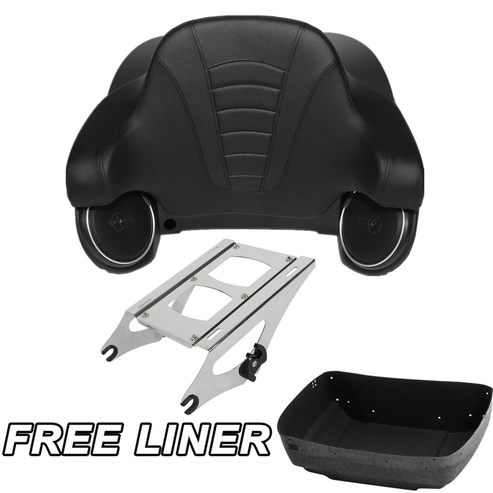 Trunk Speaker Mount Rack Pad for Harley Touring Road Glide King (2014–2023)