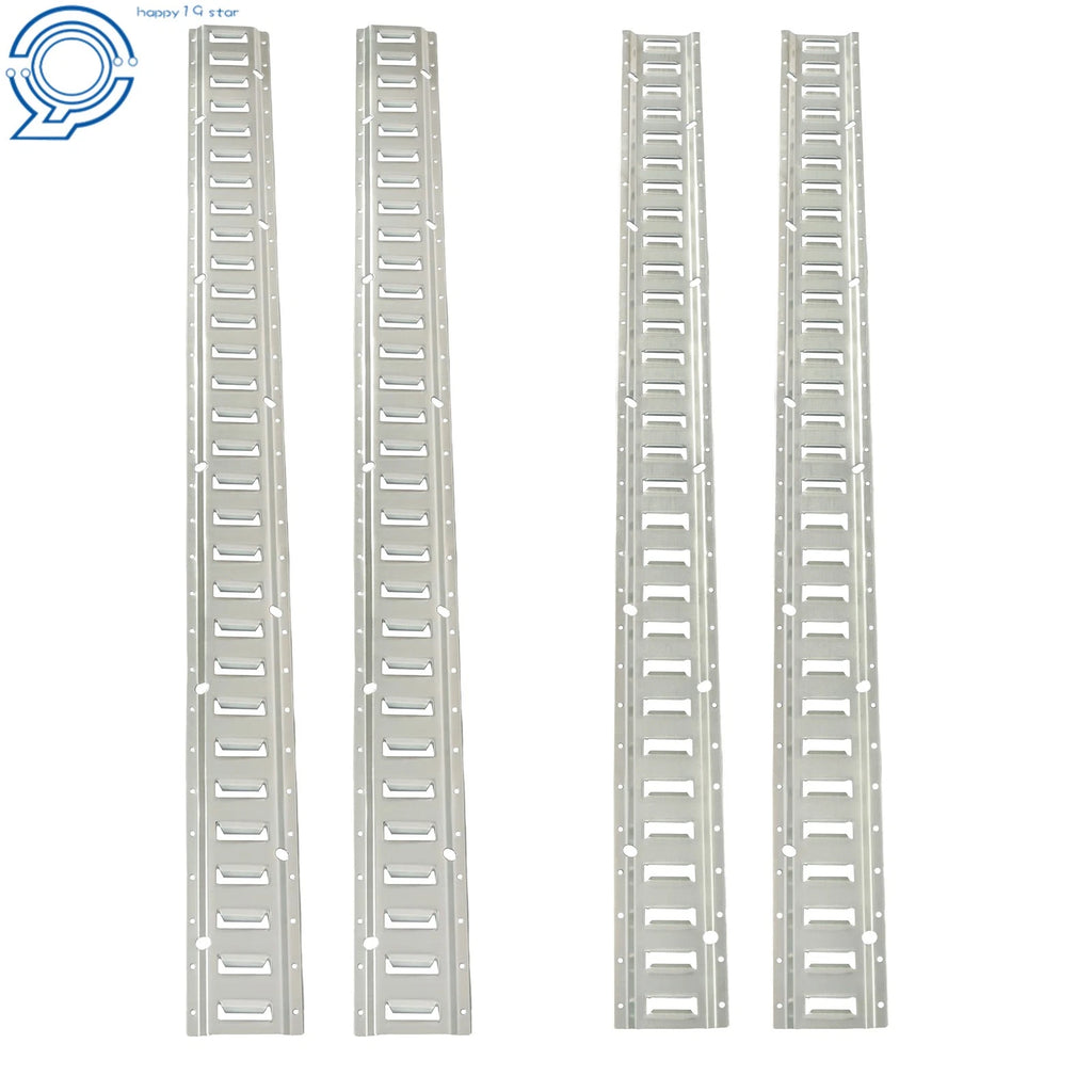 Set of 4 E Track Tie Down Rails for Truck Trailer Cargo Van