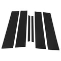 6 Pcs Door Pillar Window Trim for Honda City (2022–2024) Black