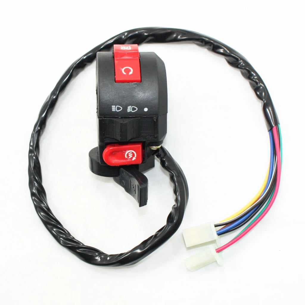 Kill Start Light Switch Button Housing for 125cc PIT Quad Dirt ATV