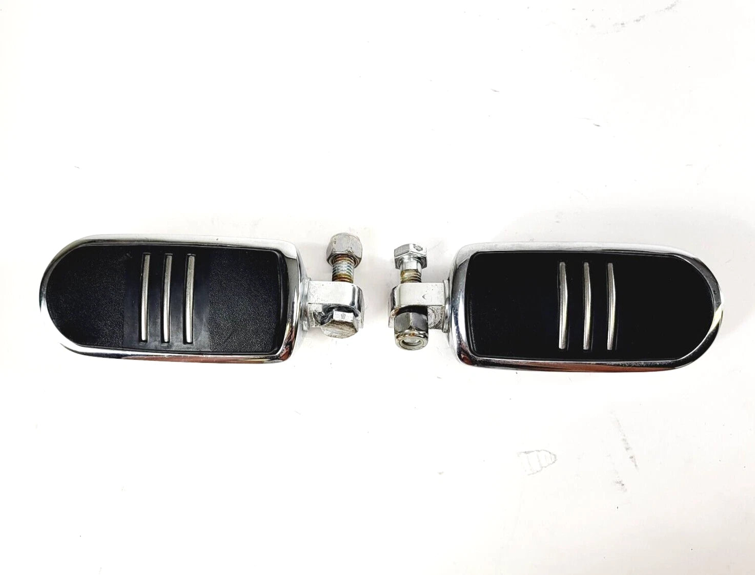 Chrome Streamliner Passenger Highway Foot Pegs for Harley (OEM)