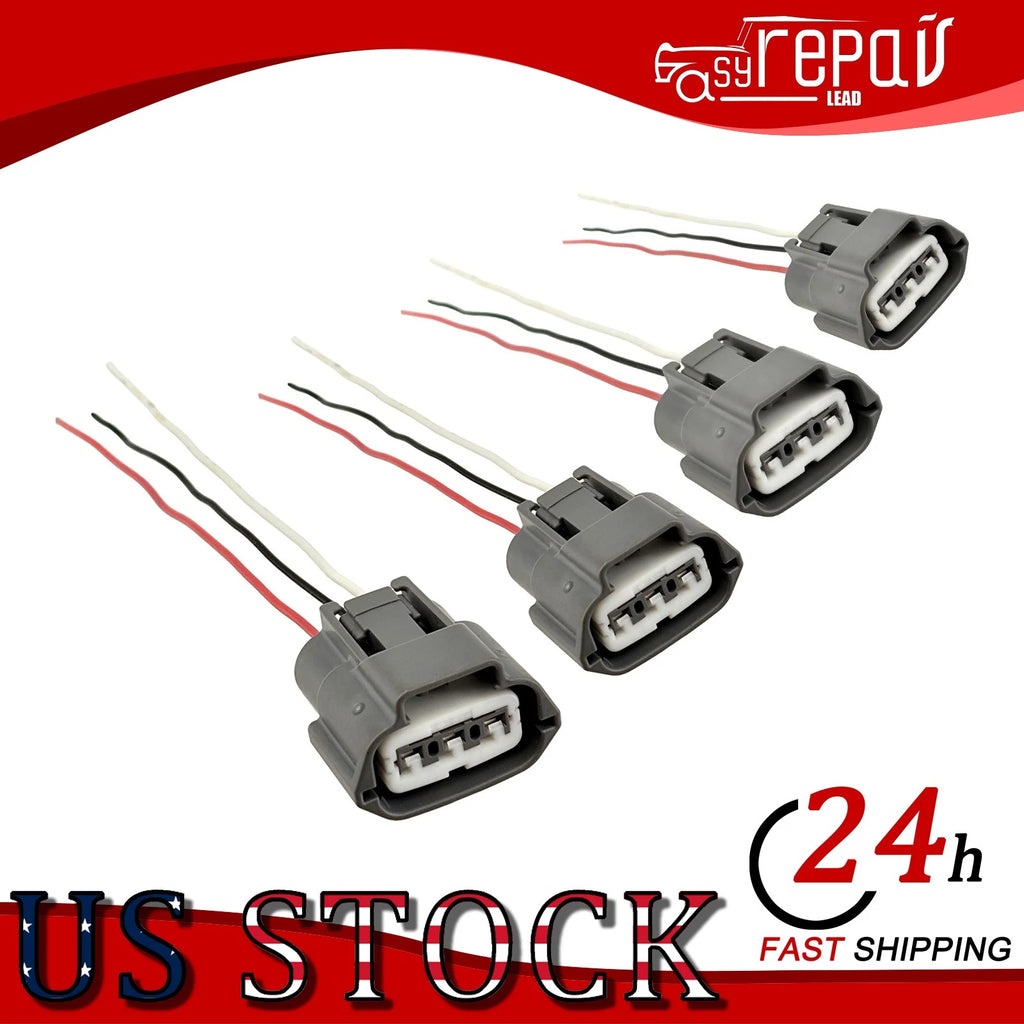 Set of 4 Ignition Coil Plug Connectors for Mazda 2 (2011–2014)