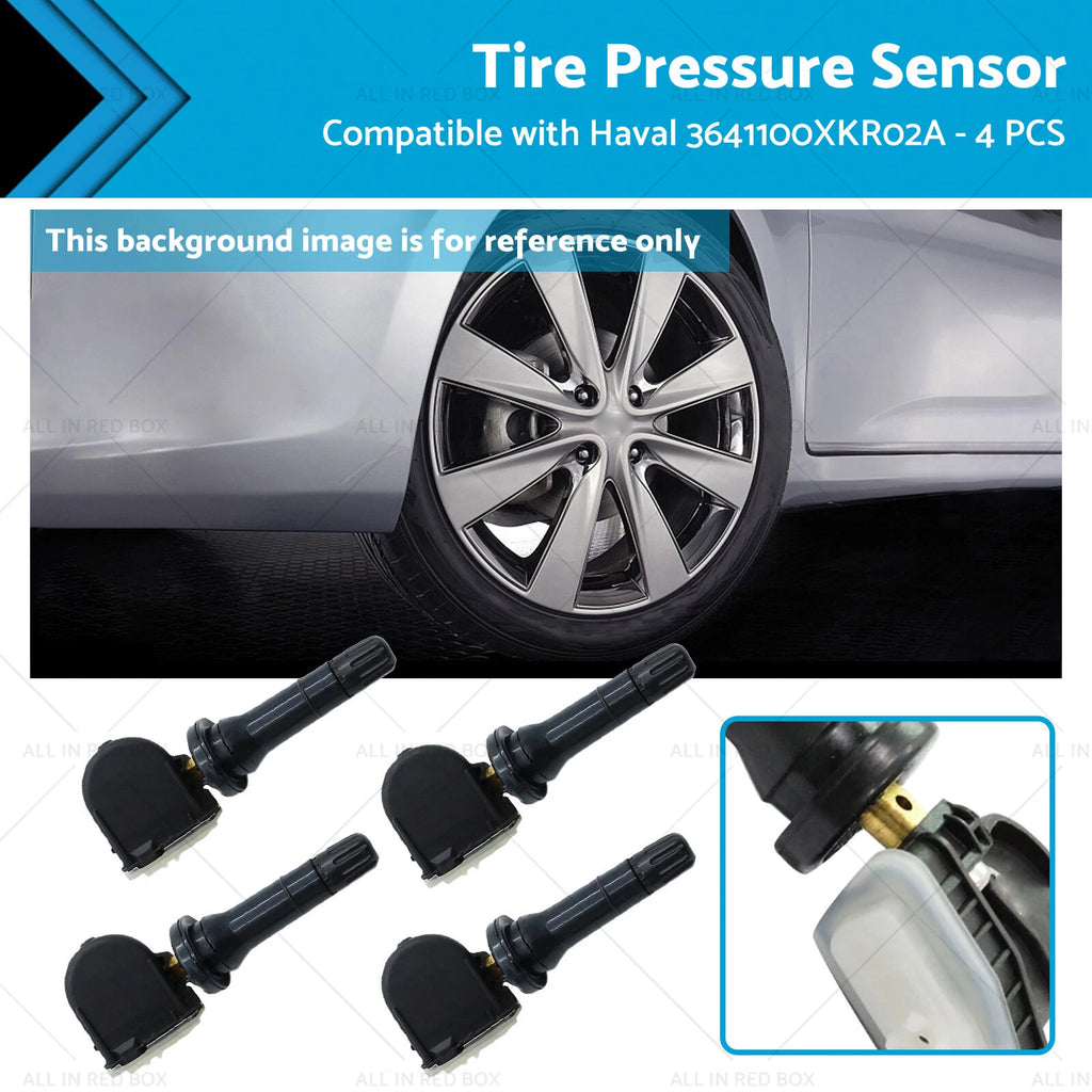 Set of 4 Tire Pressure Sensors for Haval F7 Dargo H9 Jolion (2018–2023) 3641100XKR02A