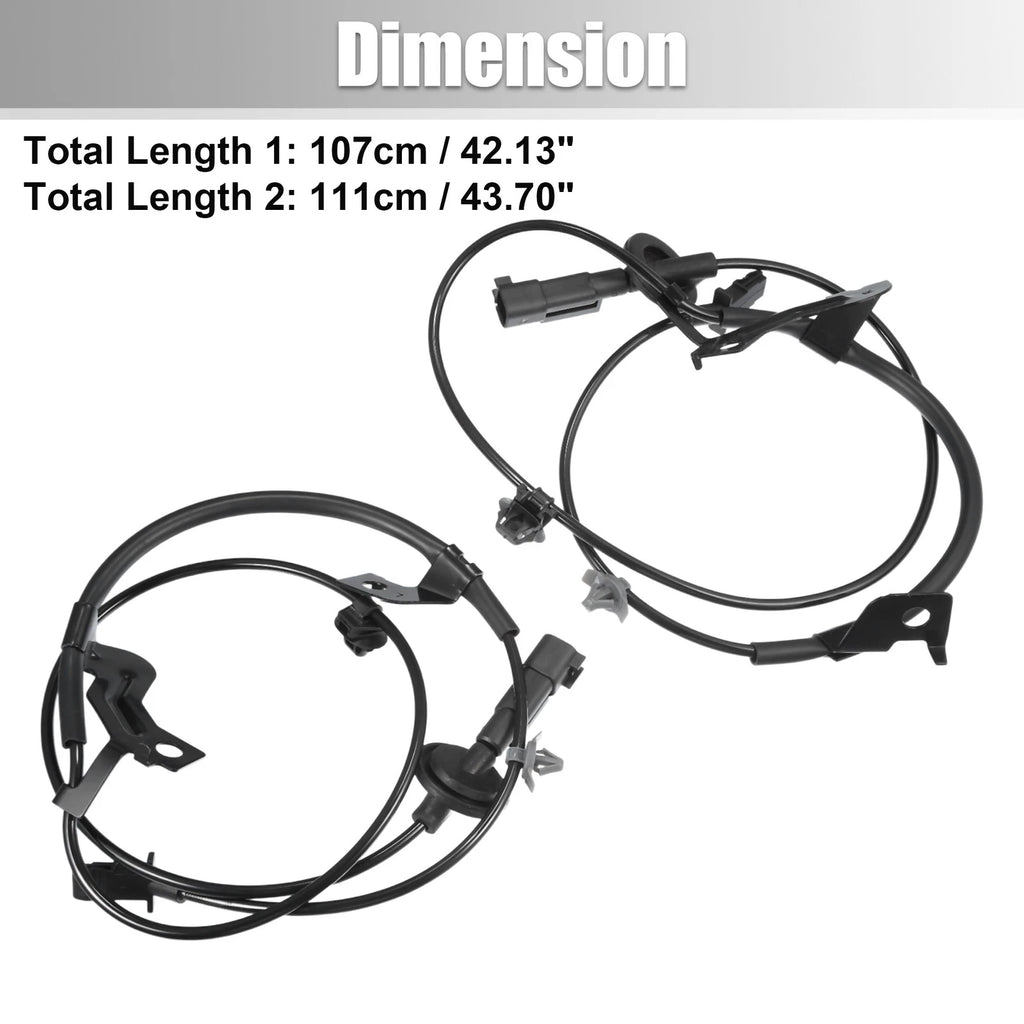 1 Pair ABS Sensor for Mitsubishi ASX (No. 4670A573/4670A574)