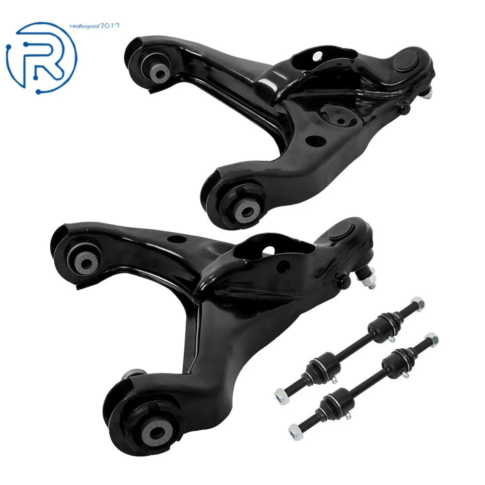 Set of 4 Front Lower Control Arms Sway Bar Links for Ford F-150 (2009–2013)