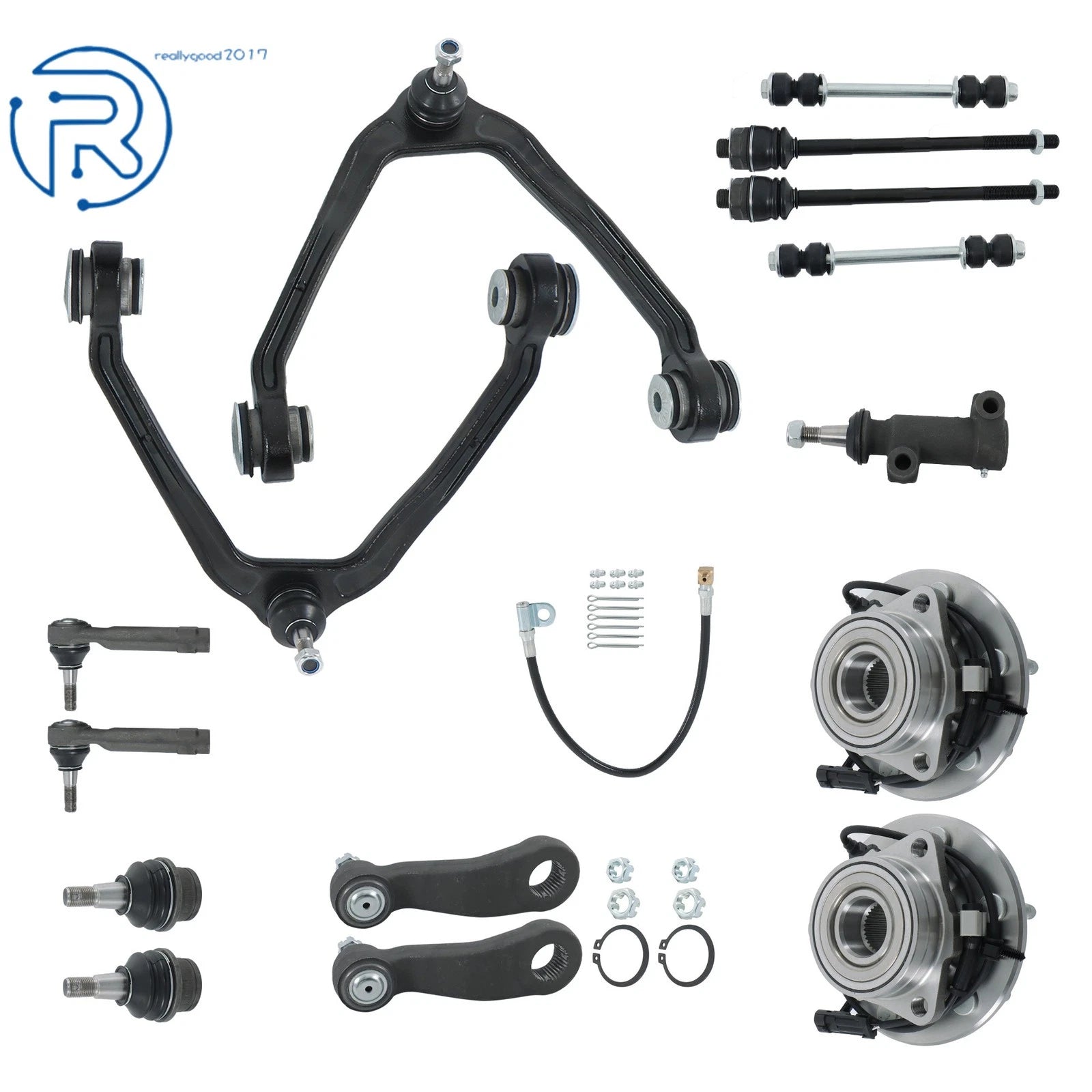 15PCS Front Suspension Kit for GMC Sierra 1500 Yukon XL (2007–2014)