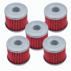 Set of 5 Oil Filters for Honda TRX450R CRF150R CRF250X CRF450R (2004–2023)