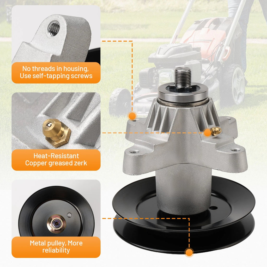 Deck Spindle Assembly for Cub Cadet RZT-50 i1050 LT 1050 SLT1550 SLTX1050 (50")