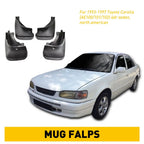 Mud Flaps Splash Guards for Toyota Corolla Sedan (1993–1997)