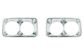 Headlamp Bezel Chrome Front Left Right Pair for 1969–1972 GMC Pickup Truck