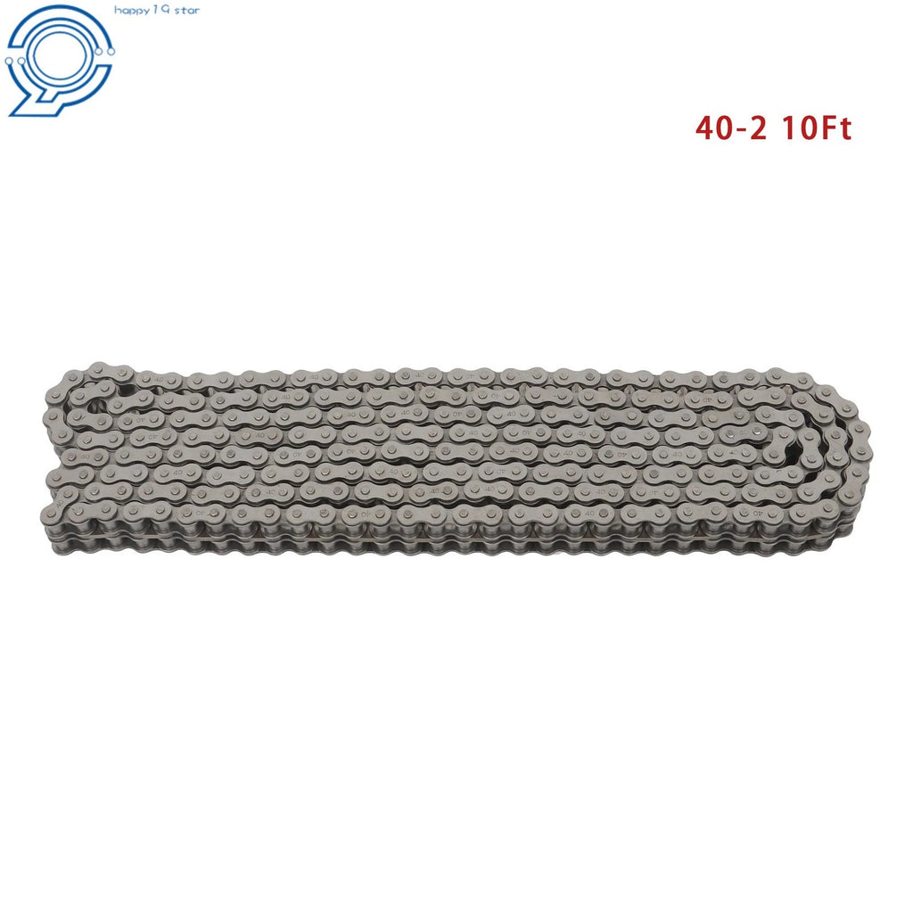 #40-2 Duplex Chain for Industrial Use (10 Feet Long)