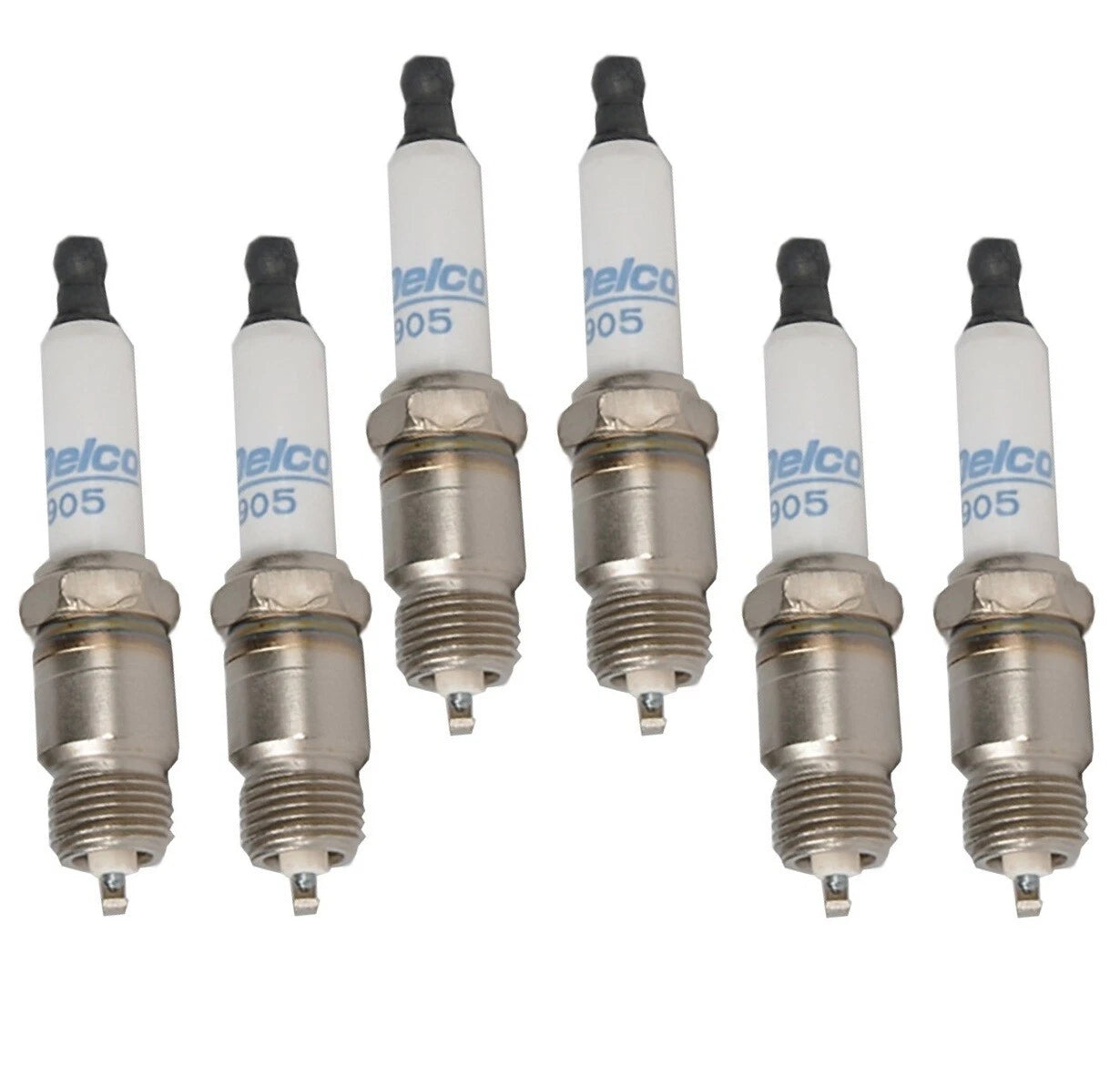 Set of 6 Spark Plugs Pre-Gapped .035 for Dodge Chevy GMC Pontiac (6 Cyl)
