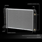Aluminum Core Replacement Radiator for Chevy S10/GMC Sonoma 1994–2003 DPI-1531
