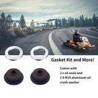 13 Piece Gasket Set for GX160 200 Engine (Compatible with Modifications)