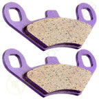 Front and Rear Brake Pads for Polaris RZR 570 LE Trail EPS (2014–2015) Carbon Fiber