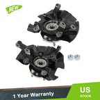Set of 2 Front Steering Knuckle Assembly for Kia Rio Hyundai Accent (2006–2011)