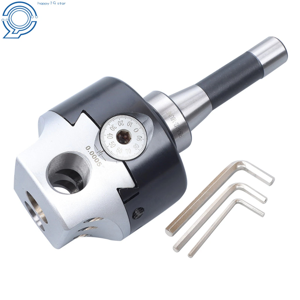 4" R8 Shank Boring Head for Metal Machining