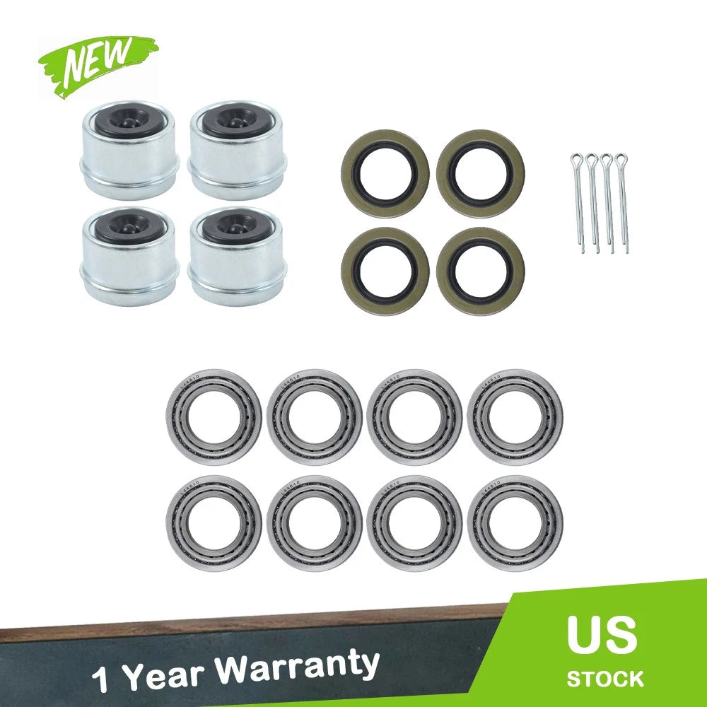 Set of 4 Trailer Bearings for 2000 lbs Axle (L44649/L44610)