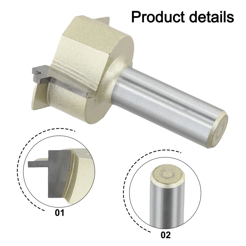 Router Bit Set of 12 with 7mm Shank for Woodworking Milling