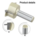 Router Bit Set of 12 with 7mm Shank for Woodworking Milling