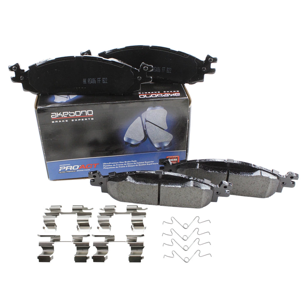 Akebono ProACT Front Ceramic Disc Brake Pads for Ford Explorer Flex MKS MKT (2011–2019)