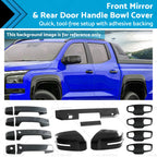 Front Mirror & Rear Door Handle Bowl Cover for Mitsubishi Triton (2023–2025)