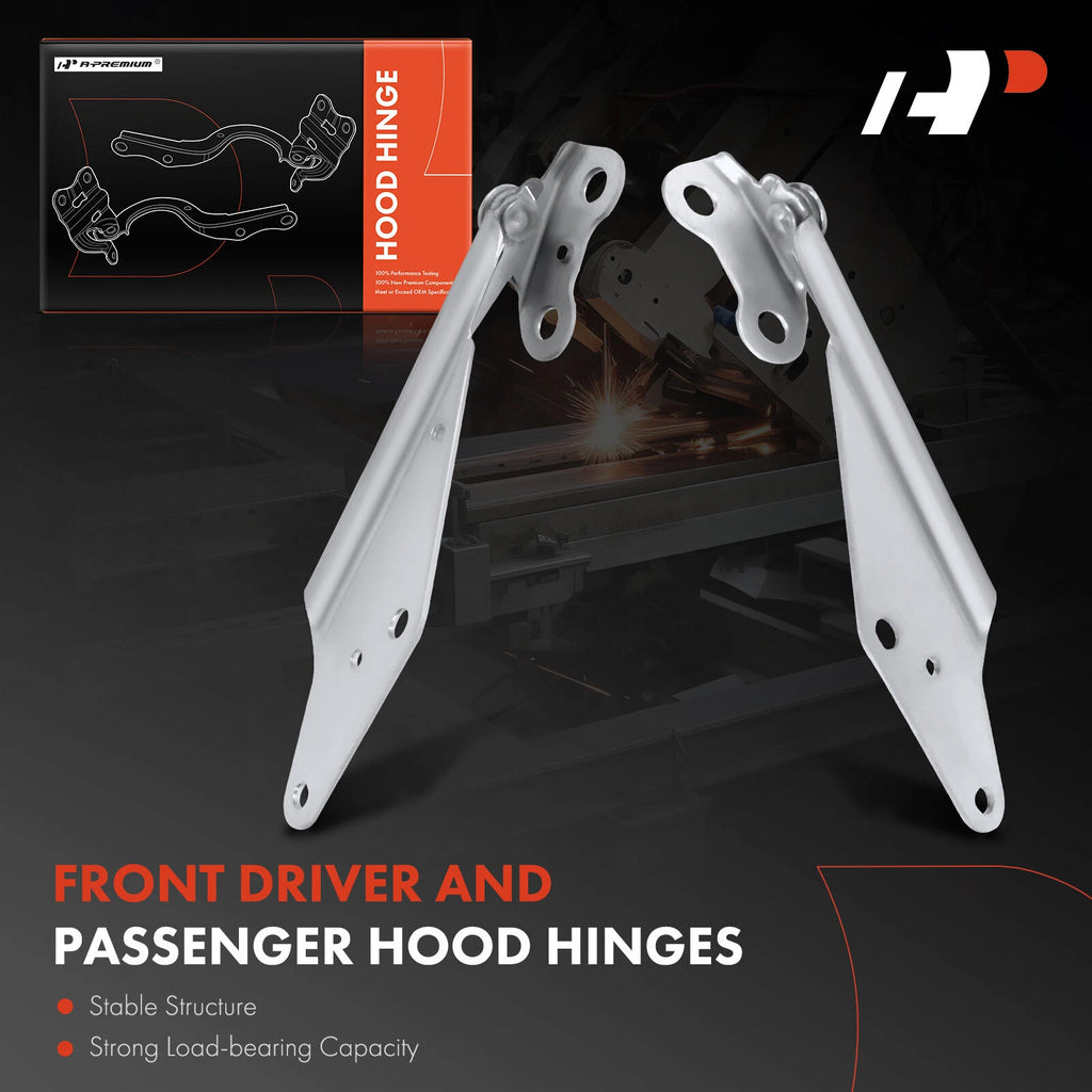 2Pcs Front Hood Hinge for Ford Edge (2007-2014), Flex (2009-2019)