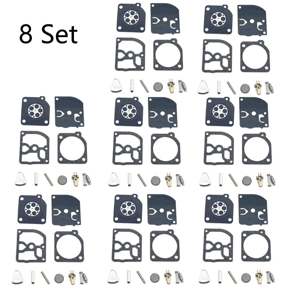 Set of 8 Carburetor Gasket Rebuild Kit for Stihl 20T 021 023 025 FS300 Zama RB-41
