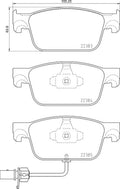 Set of 4 Front Disc Brake Pads for Audi A4, A4 Quattro (2000–2008) 355024951