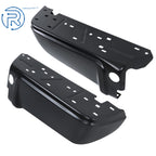 Rear Step Bumper Guards for Ford F250 F350 (2008–2016) Black