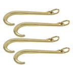 Set of 4 J Hook 15" G70 Roll Back Clevis for Tow Chain Truck & Trailer