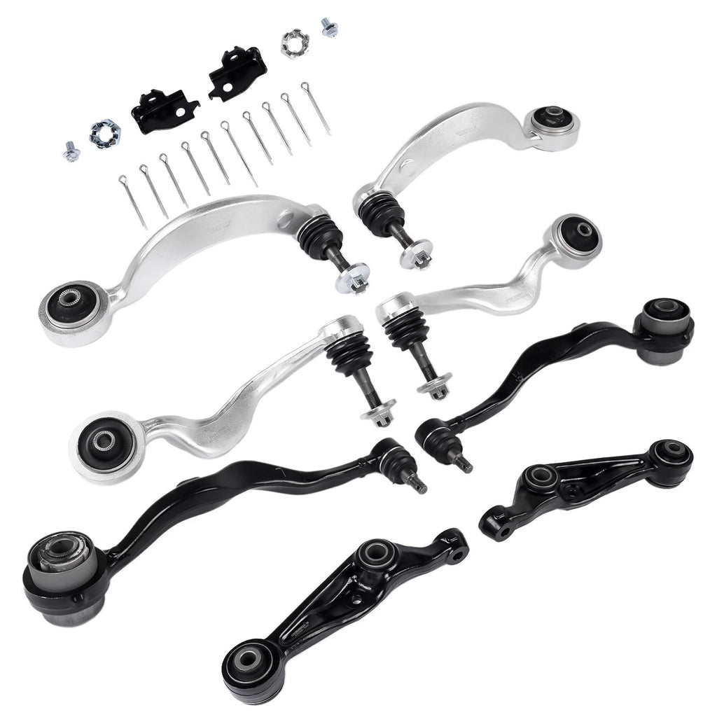 Set of 8 Front Upper & Lower Control Arms for Lexus LS460 LS460L LS600h (2007–2017)