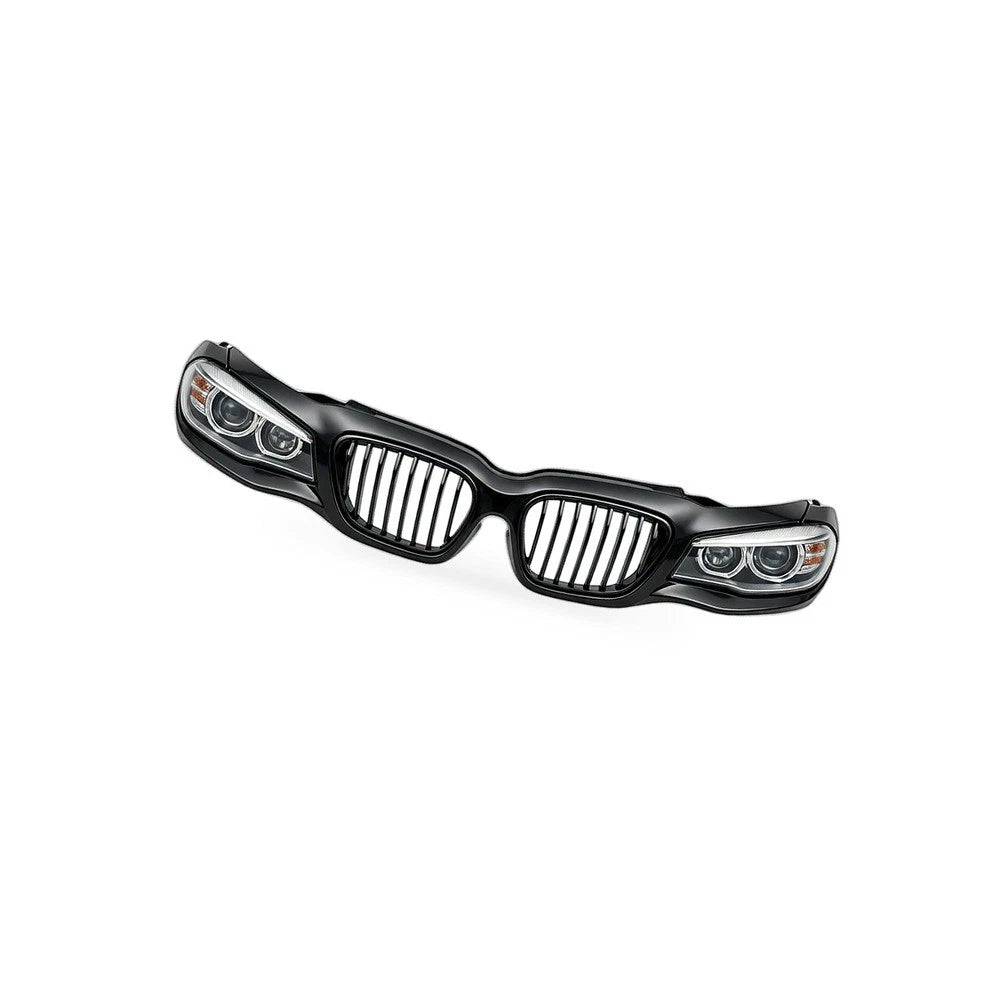 Chrome Double Line Grille for BMW 1 Series F20 (2011–2014)