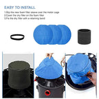Foam Filter Elastic Band Kit 9010700 for Wet/Dry Vacuum Cleaners
