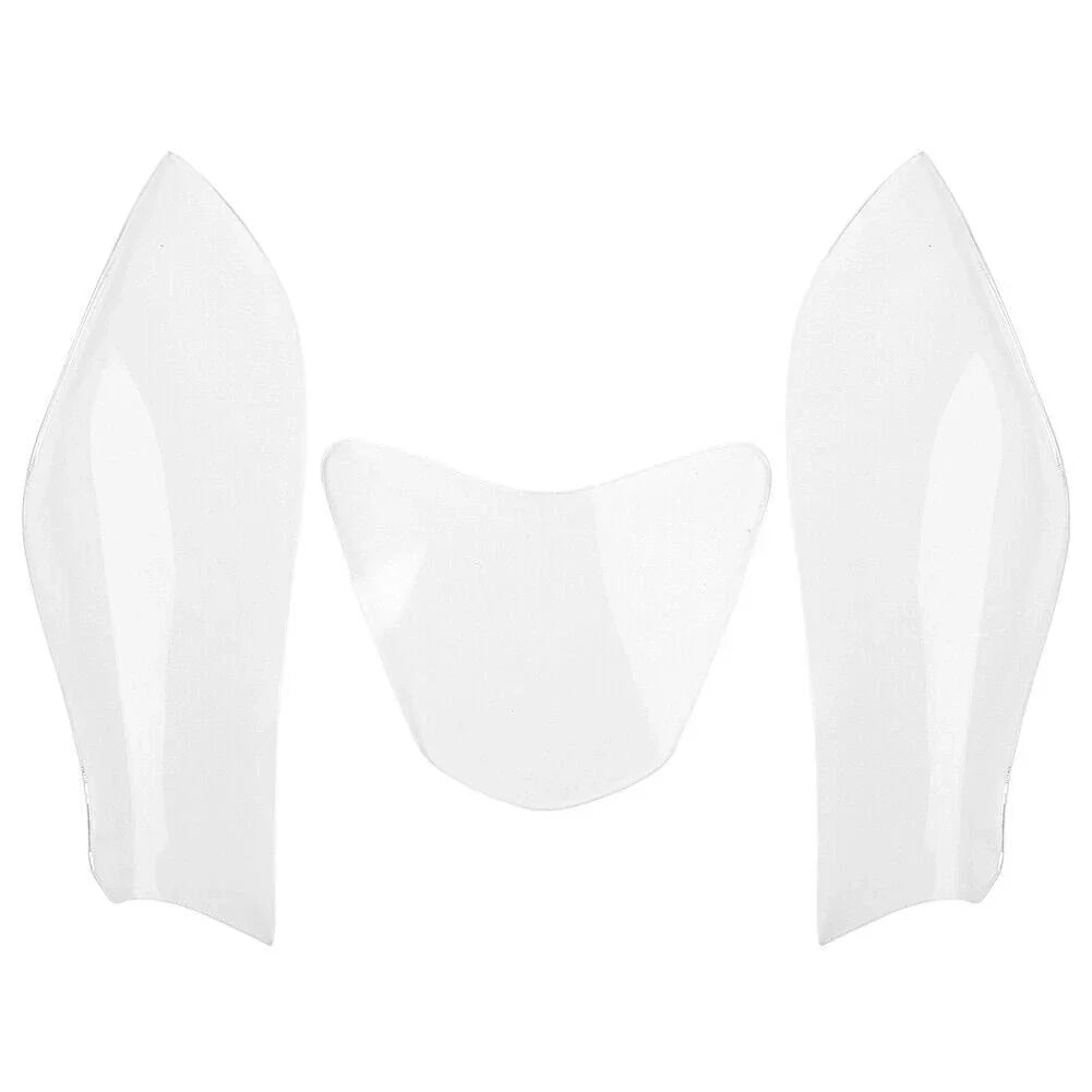 3 x Front Headlight Guard Lens Covers for Aprilia RSV4 (2011-2014)