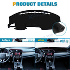 Pre-cut Dash Mat Sun Protector for Honda Civic (2016-2021)