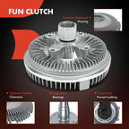 Severe Duty Engine Cooling Fan Clutch for Chevy Trailblazer (2002-2009)