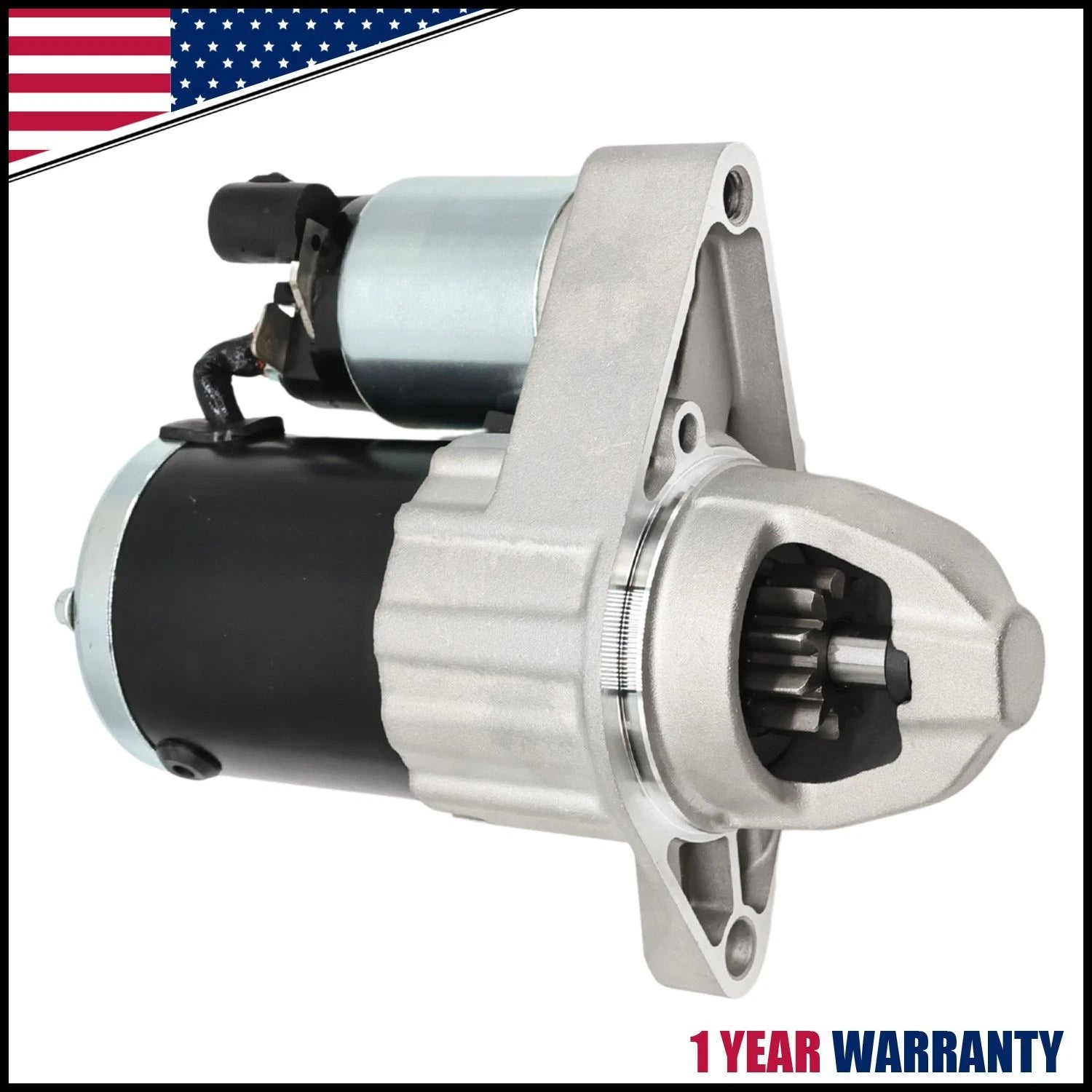 Starter for Jeep Cherokee (2014–2019), Renegade (2015–2018), Chrysler 200 (2015–2017) 2.4L 19145