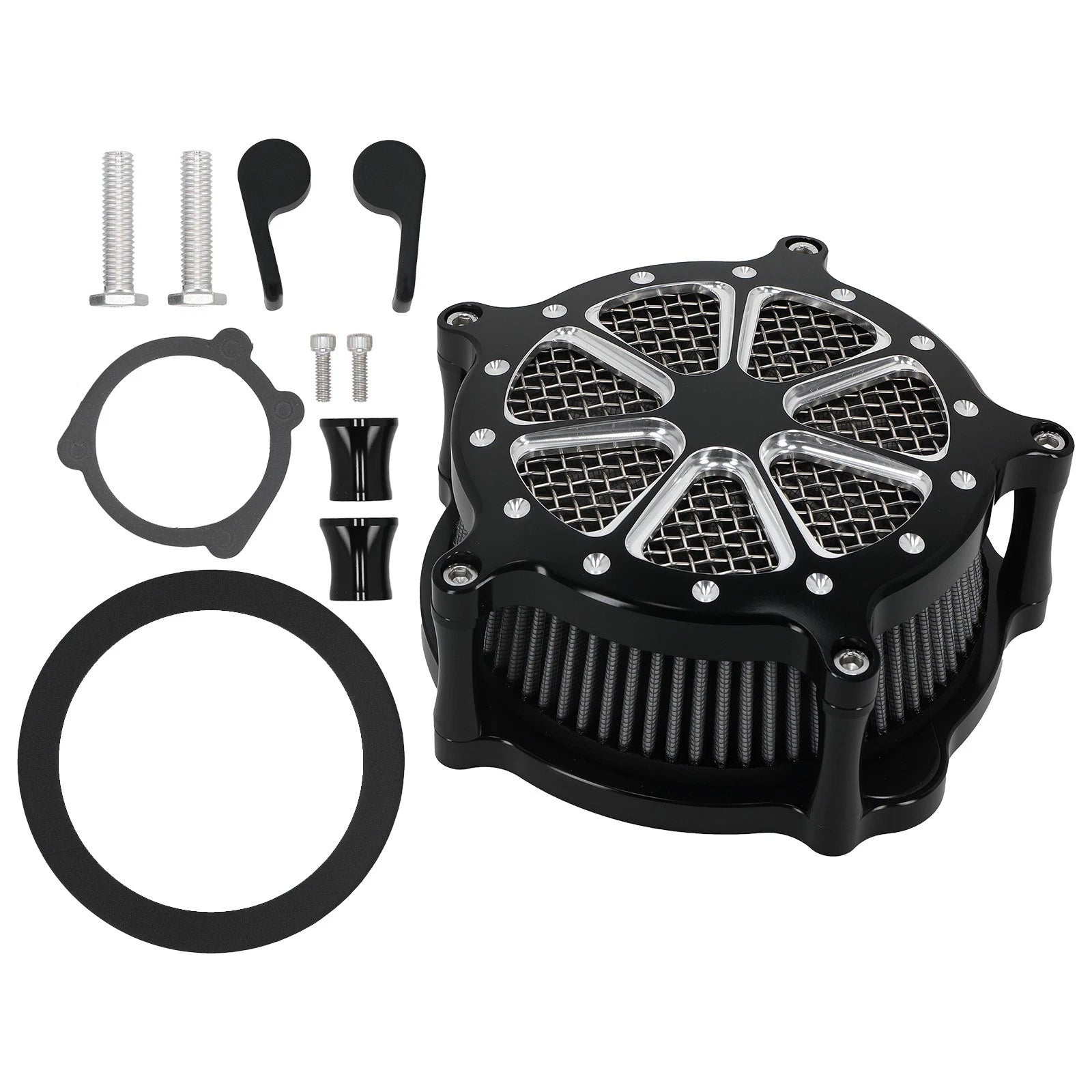 Air Filter Intake CNC Cut Air Cleaner Kit for Sportster XL (2004–2022)