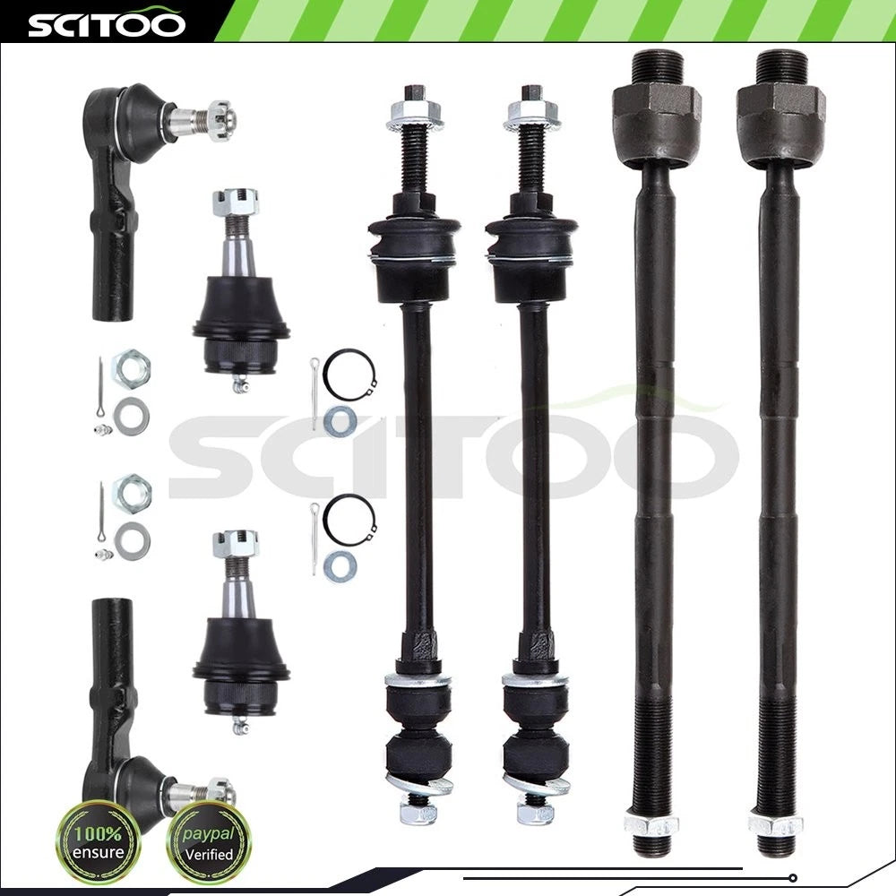 Set of 2 Front Lower Tie Rod Ends for Dodge Ram 1500 (2002–2005)